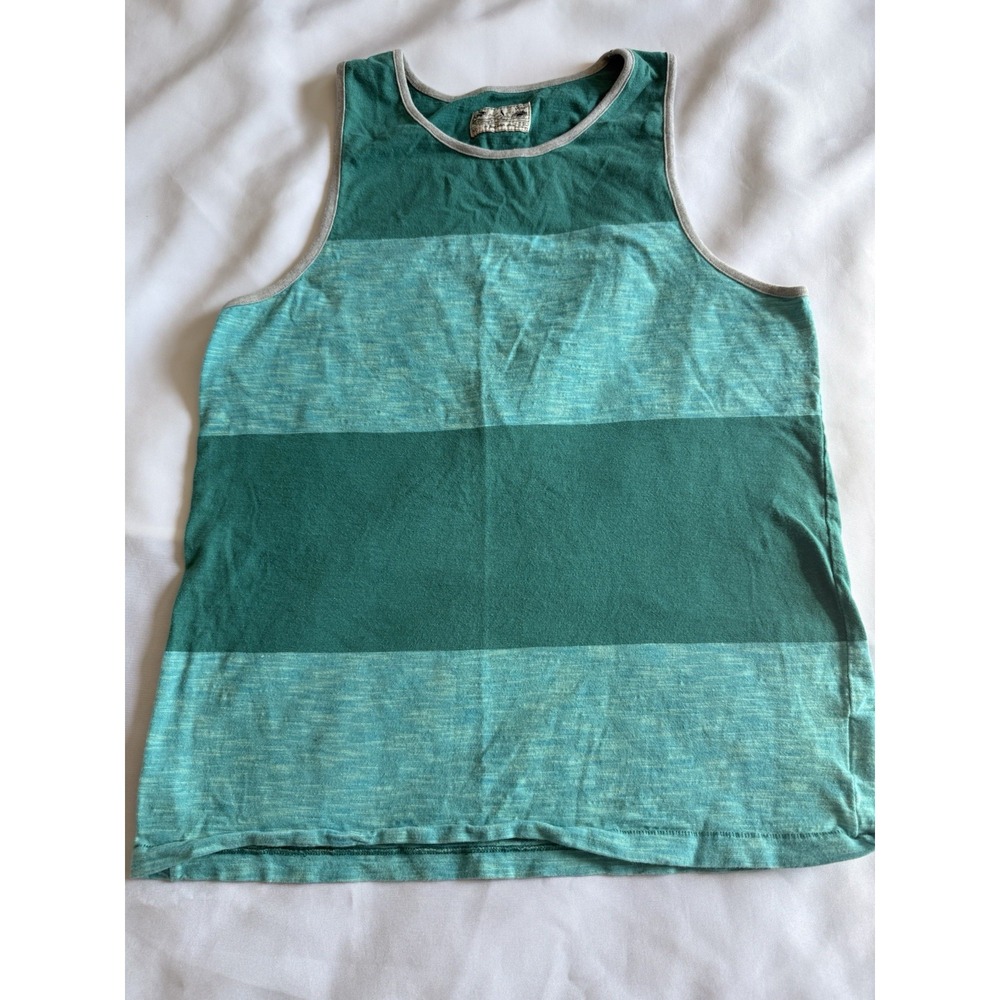Vans Joel Tudor Men's Tank Top Cotton Teal Sz medium